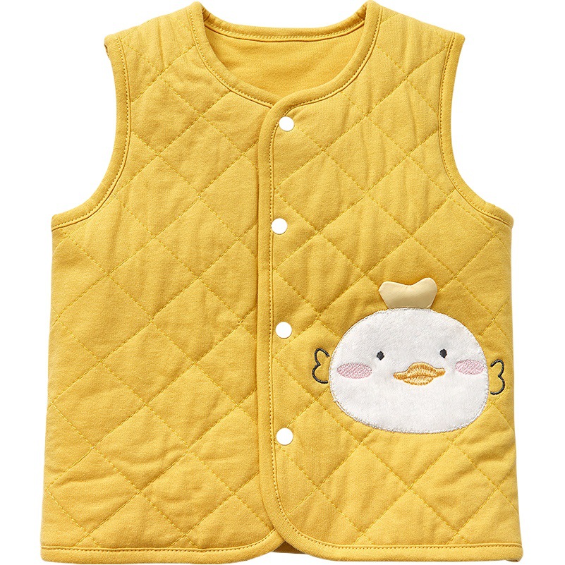 Chaleco de bebé otoño e invierno Bebé engrosado cálido cardigan chaleco niños y niñas chaleco Delgado acolchado abrigo ropa de invierno para niños image 1