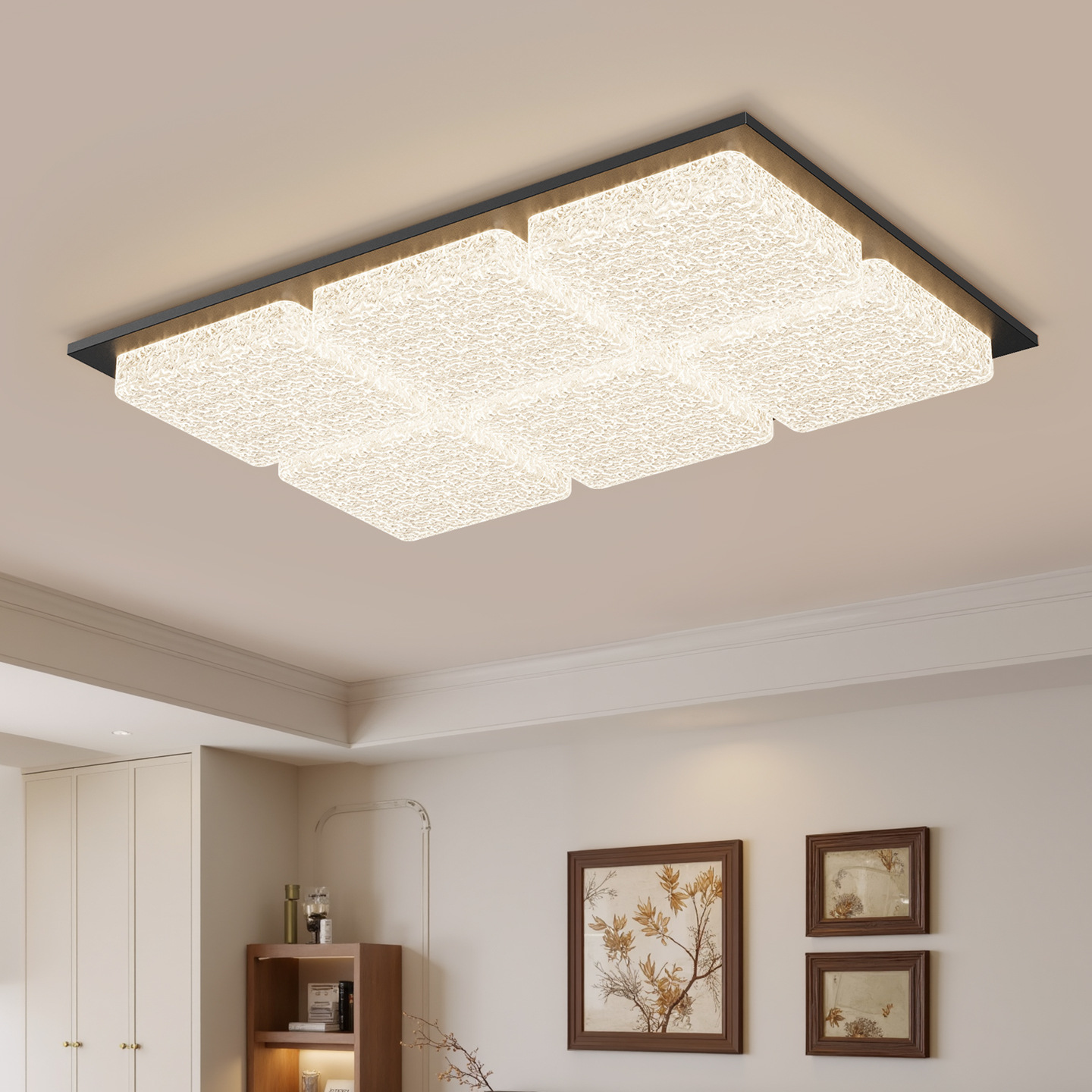 Luz de techo de la sala de estar de estilo medieval retrógrado de espectro completo retrógrado de lujo ligero italiano de alto nivel Zhongshan lámparas 293L