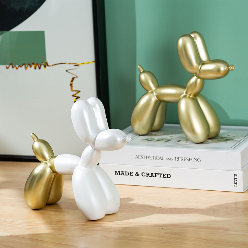 Creative Balloon Dog Ornaments Resin Crafts Home Decorations Tv Cabinet Wine Cabinet Cute Accessible Luxury Ornaments Gifts