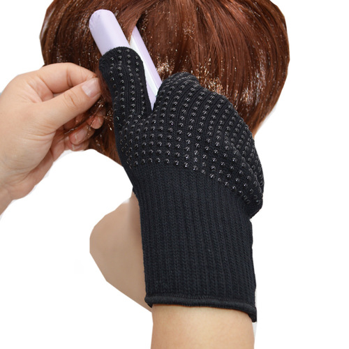 Hair Styling Silicone Pointed Beads Heat Insulating High Temperature Gloves 300 Degrees Hair Curling Iron Hair Curler Hair Straightener Hair Straightener