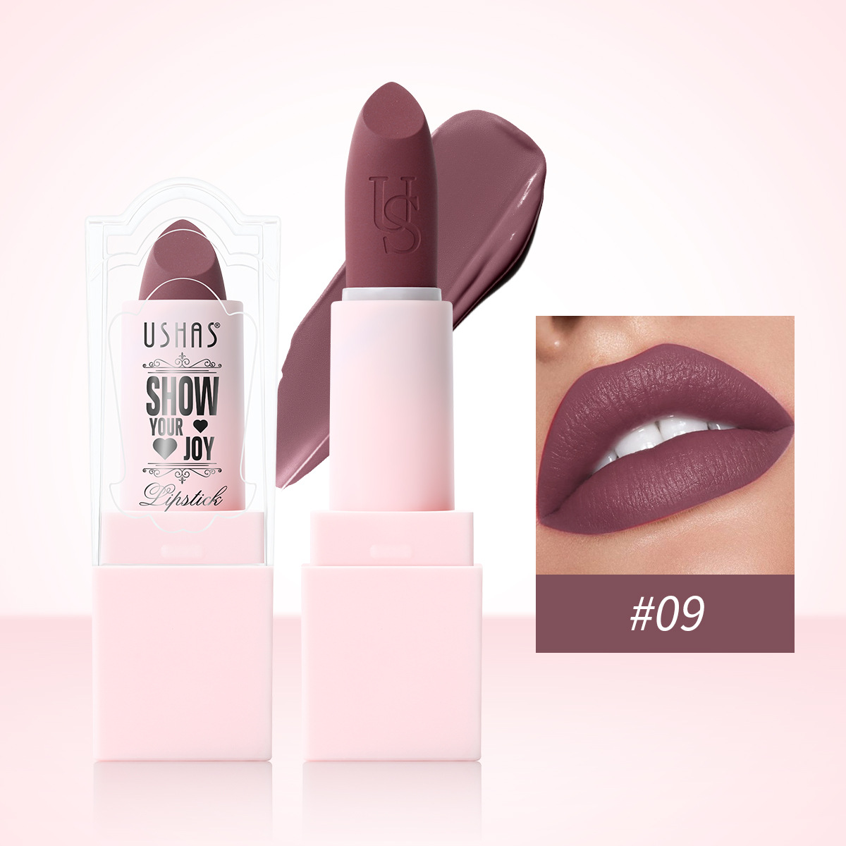 USHAS Cross-Border Spot Mat Lipstick LP2287A + B