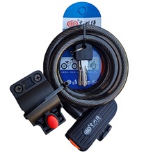 吉洲5109山地車自行車鋼絲鎖防盜鏈條鎖單車鋼纜電動車單車配件