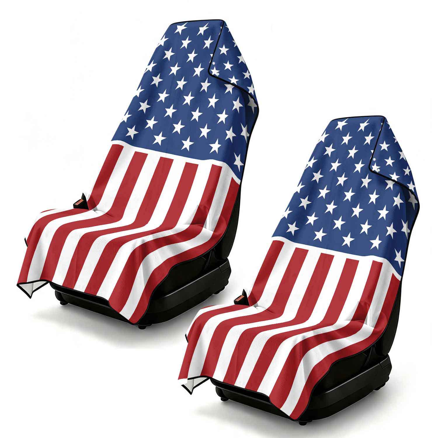2-piece dual-use car seat cover, ultra-fine fiber, can be used as a beach towel, printed car protective seat cover 13