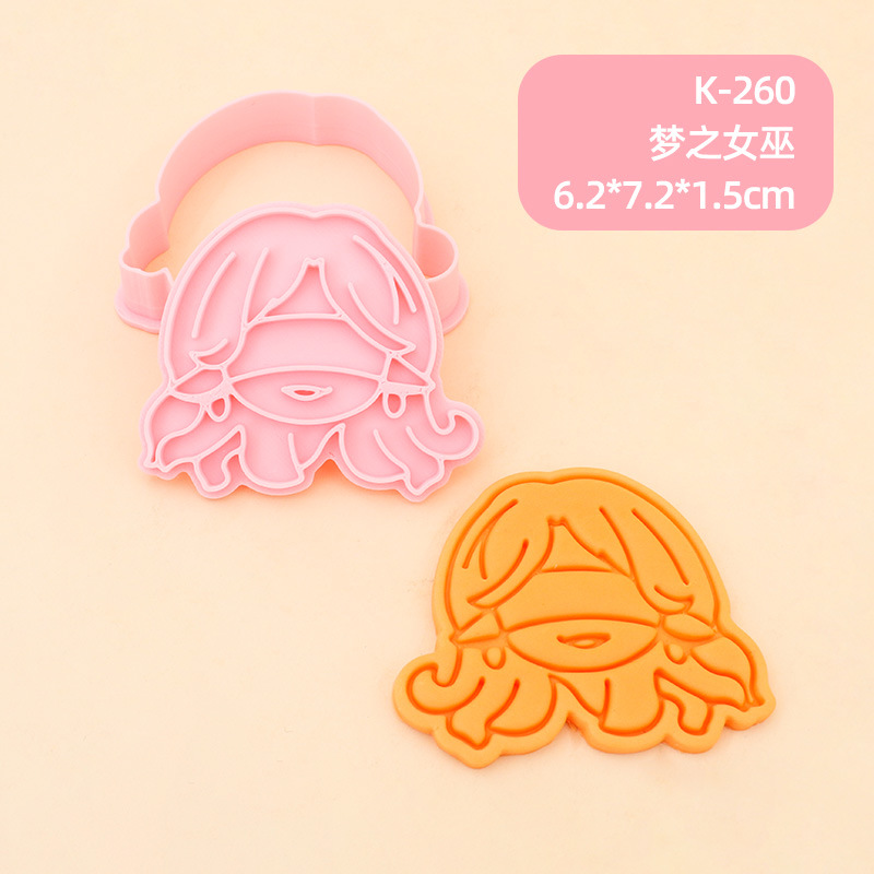 Juego de Moldes para Galletas 3D Personajes de Anime de Plástico para Repostería image 31