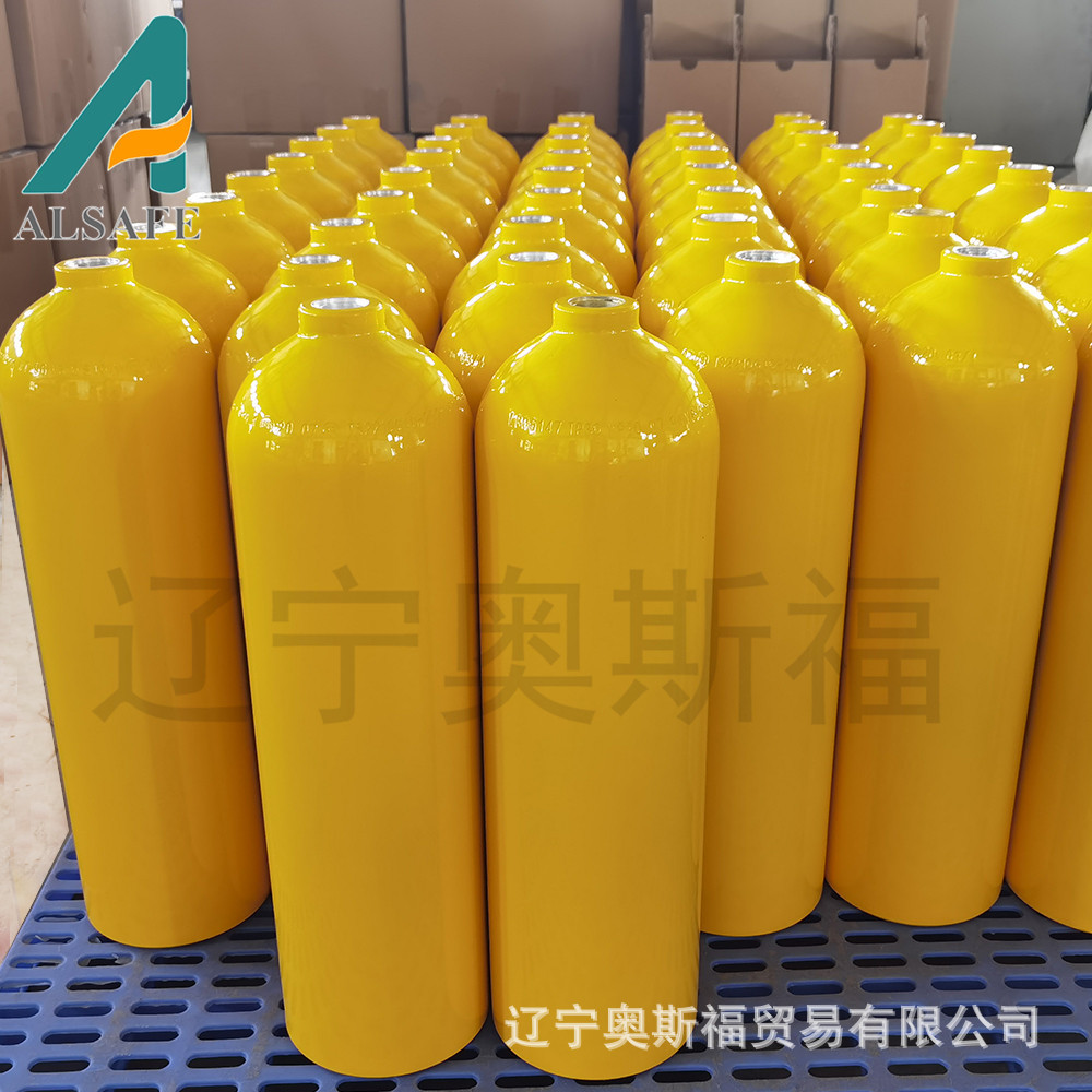 【奥斯福】厂家批发黄色12L潜水装备 水下呼吸器潜水气瓶