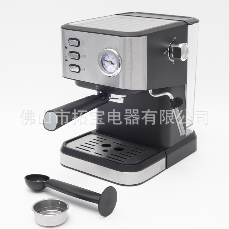 Coffelady oficina en el hogar pequeña máquina de espuma de leche de vapor semiautomática italiana concentrada máquina de café integral