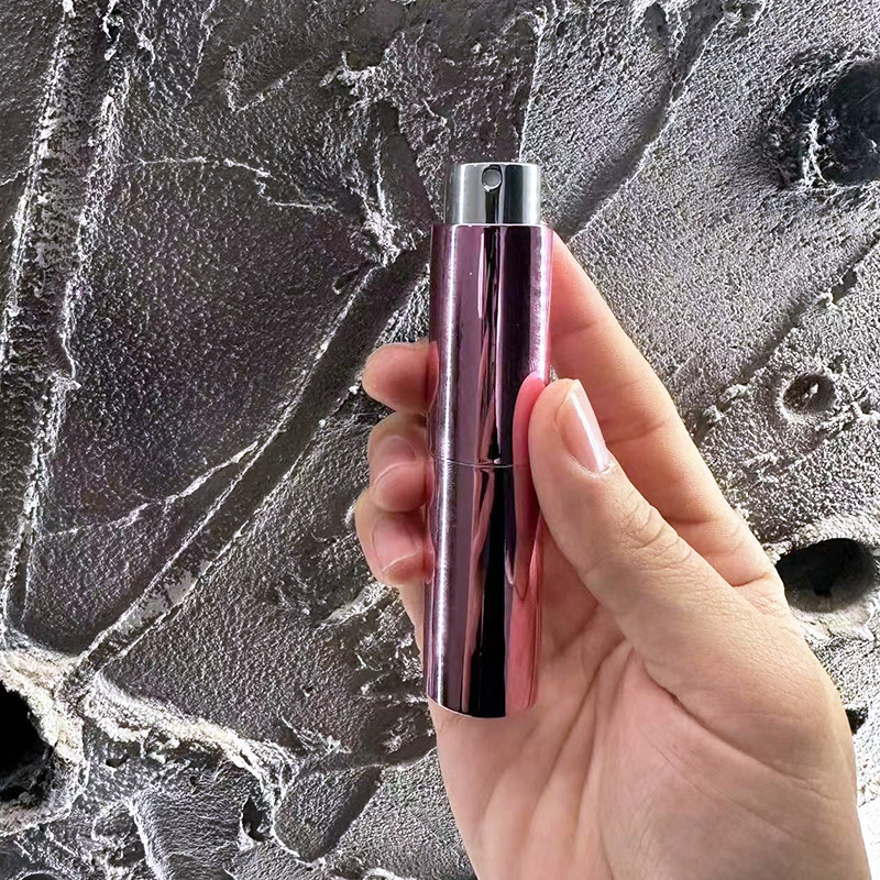 En stock 8/10ml de perfume giratorio sub-botella ambientador oral botella de spray botella de perfume de prensado de alta gama botella de spray bucal