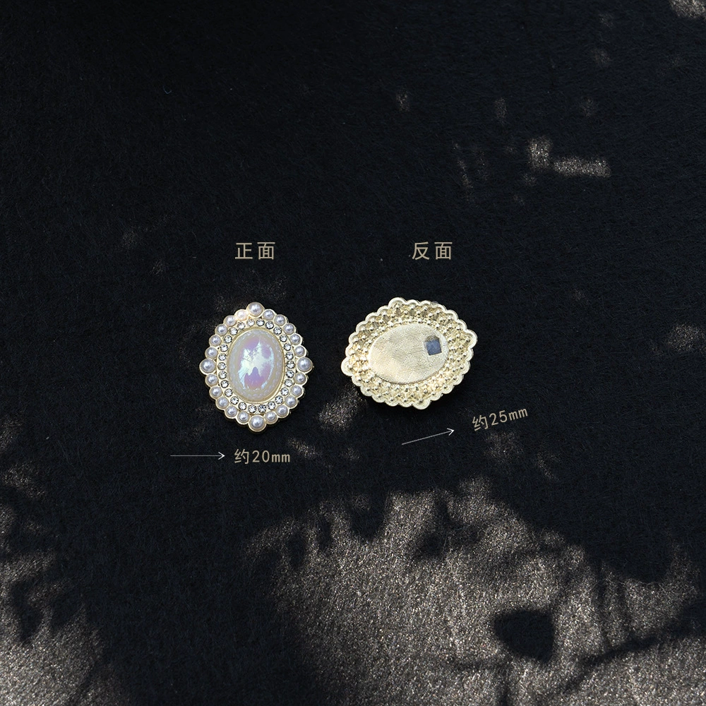 Metal accessory pearl, pendant with bow, DIY