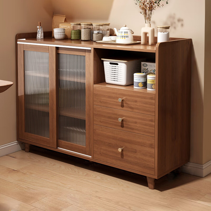 Medieval Style Sideboard Integrated Wall Cabinet Kitchen Cupboard Bar Wine Cabinet Tea Cabinet Living Room Storage Cabinet Cupboard