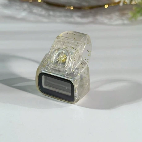 Máy đếm ngón tay 8010 có LED, nháy đèn báo mỗi 100 lần, dạng nhẫn bấm điện tử