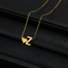 Pendant with letters heart-shaped heart shaped, fashionable necklace, wholesale