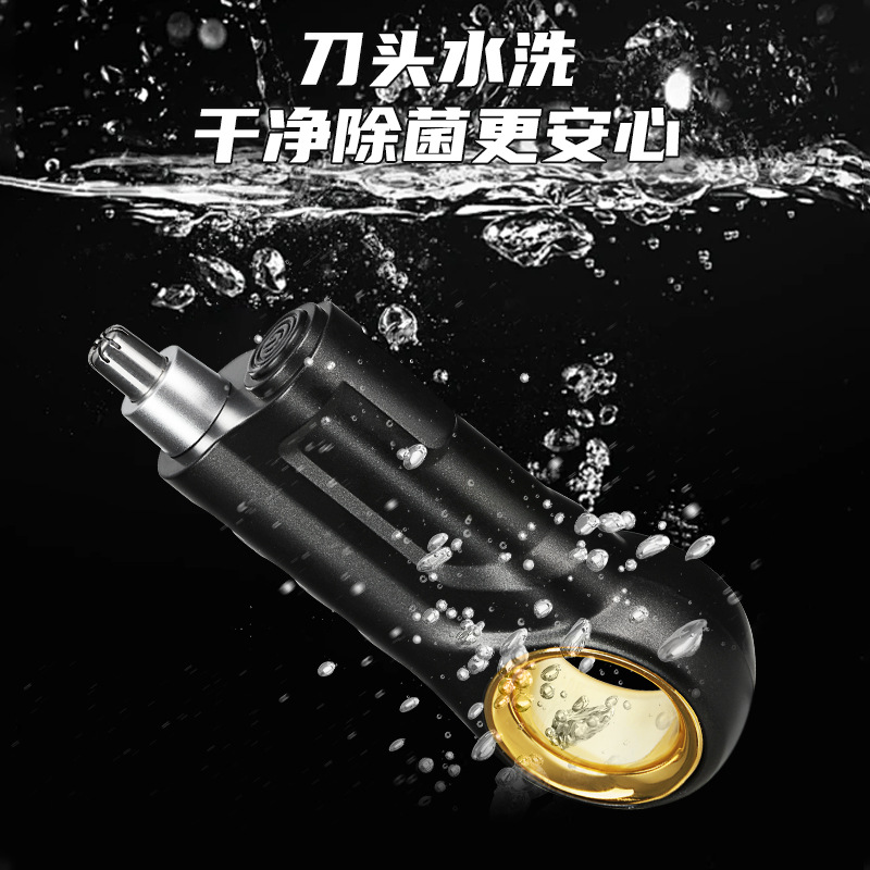 TEMU nuevo recortador de pelo nasal para hombres recargable USB reparación de pelo nasal para hombres y mujeres afeitador nasal