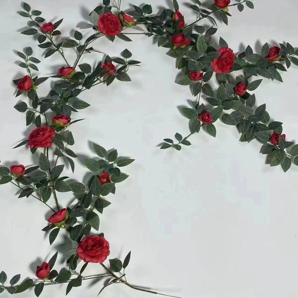 23 와이어 티 매화 덩굴 (빨강)