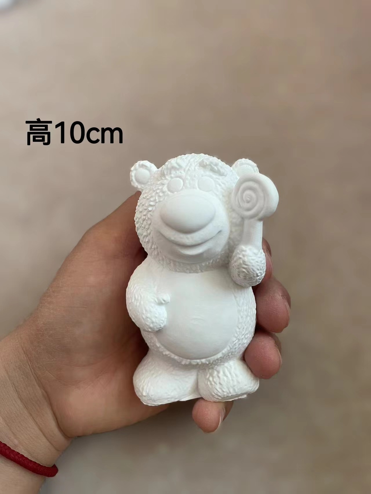 Frasco de Almacenamiento de Calabaza de Yeso en Blanco DIY para Pintar