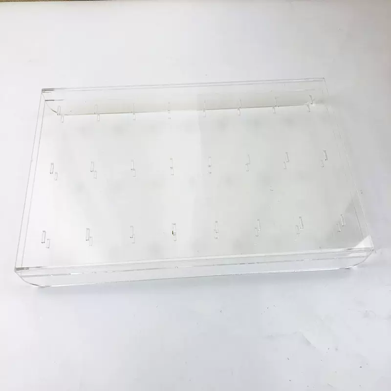 惠州厂家制作透明亚克力24孔简单大气雪糕冰棒展示架颜色可定货架