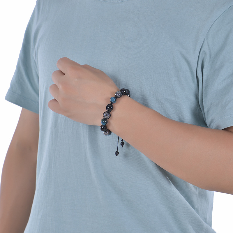 Fashion Gradient Color Agate Handmade Bracelets 1 Piece