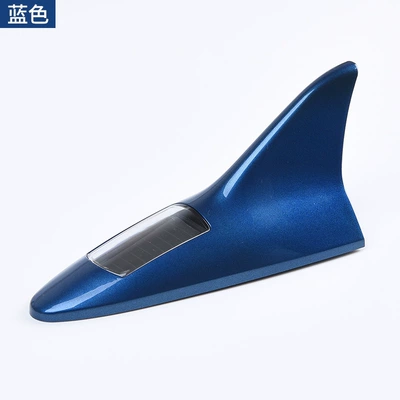 fin antenna solar LED: vehicle antenna - blue