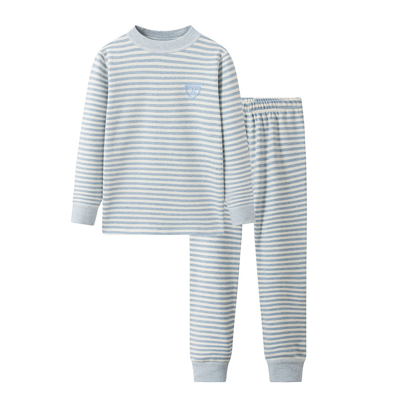Ding-Shulu Color Cotton Set) Striped Blue