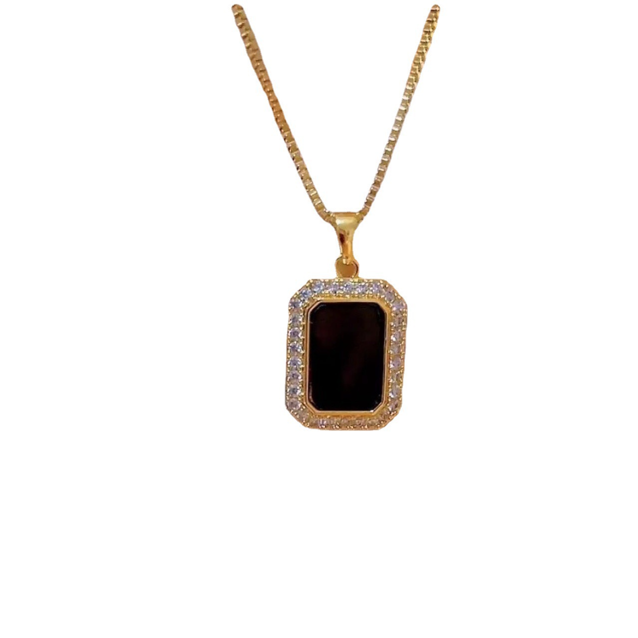 brand titanium steel necklace women;s all-match high-end accessories accessories light luxury clavicle chain design sense niche wholesale_ipsvogv.com