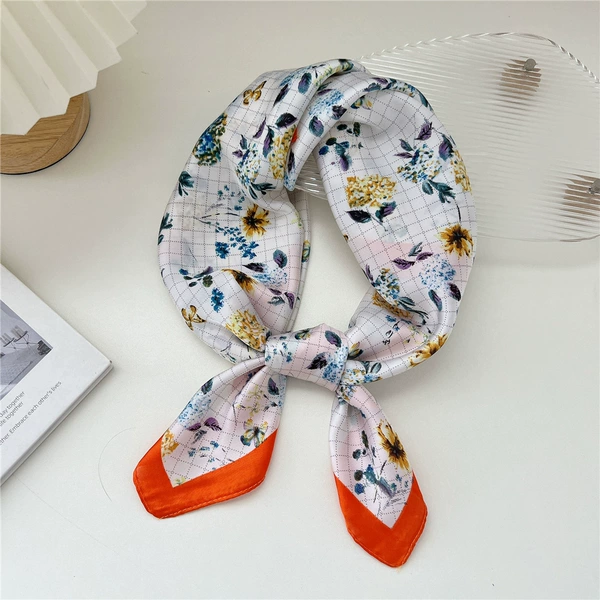 35 small dotted grid butterfly orange