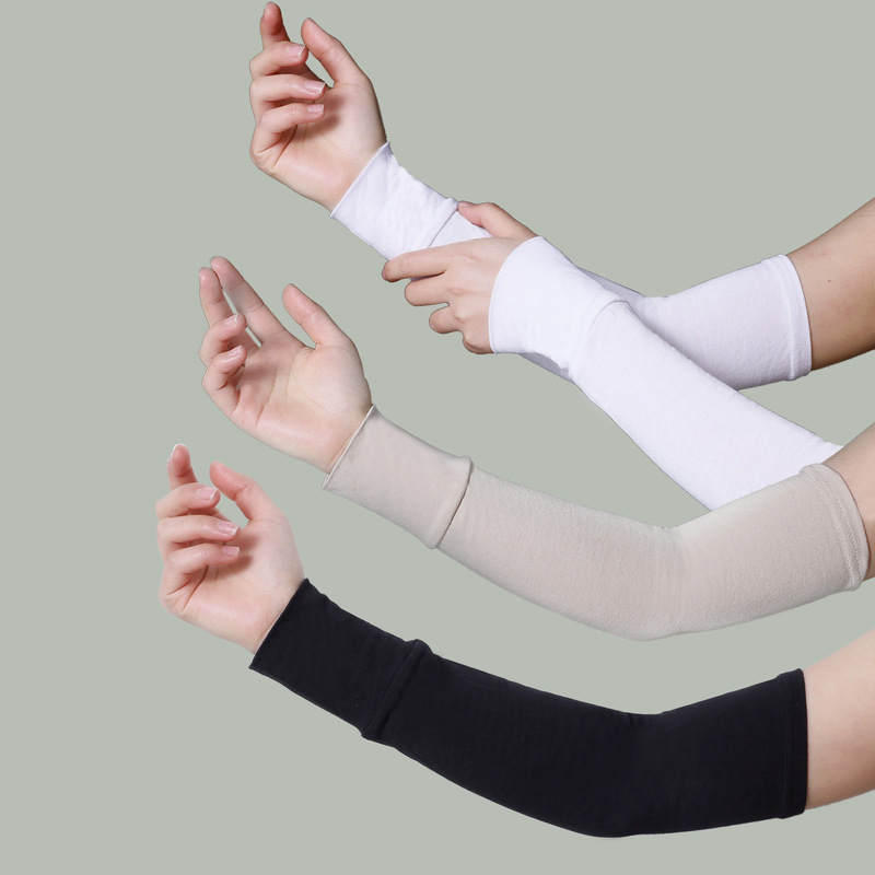 [high quality mercerized cotton] cotton sleeve sunscreen warm sleeve arm sleeve four seasons universal long gloves