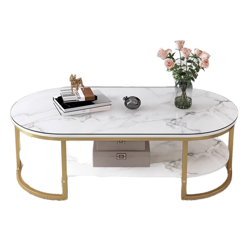 Mesa de café pequeño apartamento simple mesa de café sala de estar hogar Luz de lujo moderna pequeña mesa de café pequeña mesa redonda sofá mesa auxiliar