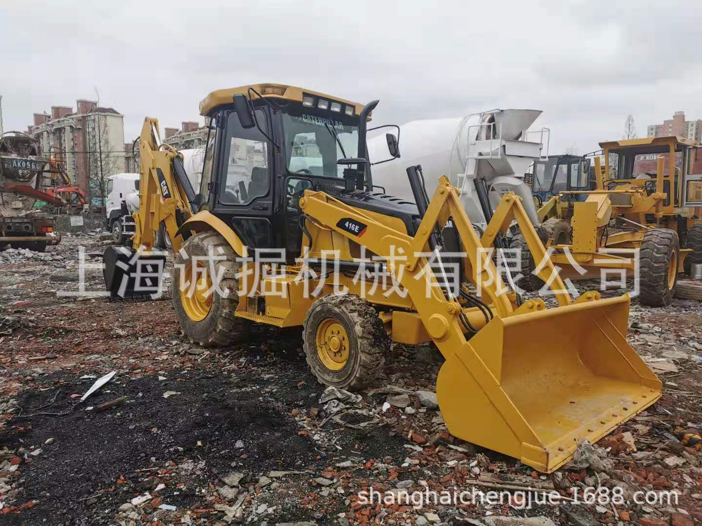 二手卡特两头忙 416装载机 used CAT backhoe loader