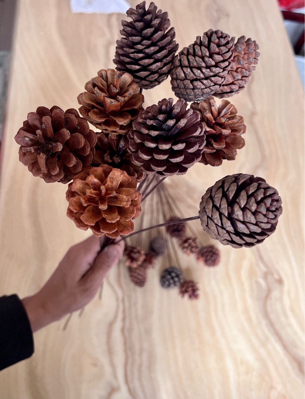 Dry flower bouquet living room Flower bottle dried flower flower…