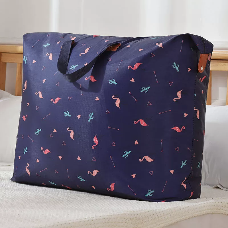 [Купить Two Get One] Утолщенная водонепроницаемая ткань Оксфорд Большая сумка для хранения Одеяло Хлопок Одеяло Одежда Перемещение Сумка