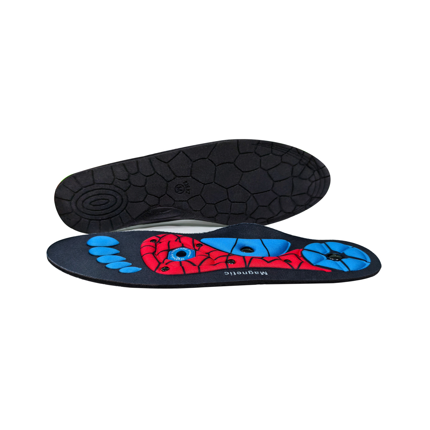 Magnetic Massage Insoles Arch Support Breathable Foot Pads_voghion.com