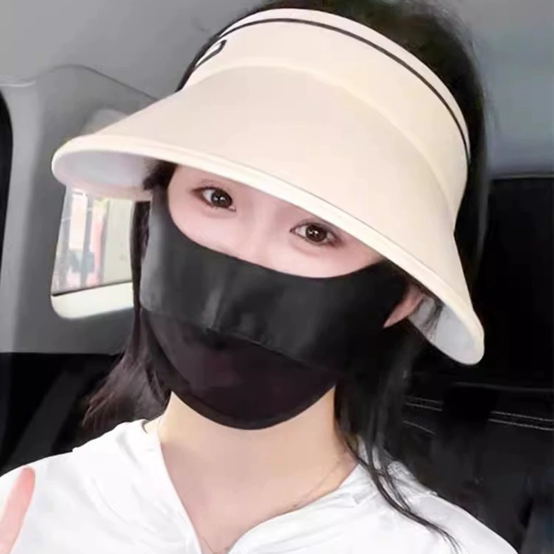 Летняя солнцезащитная маска, румяна, женская защита глаз, пылезащитная ледяная шелковая дышащая тонкая женская летняя велосипедная солнцезащитная маска