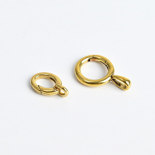 Brass Round O Zero Buckle Oval O Zero Buckle Jewelry Buckle DIY Bracelet Necklace New Spring