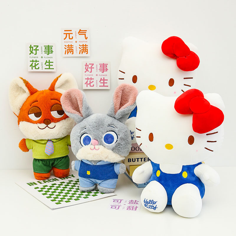 六一儿童节礼物毛绒玩偶可爱卡通零食花束装饰DIY花艺花店资材