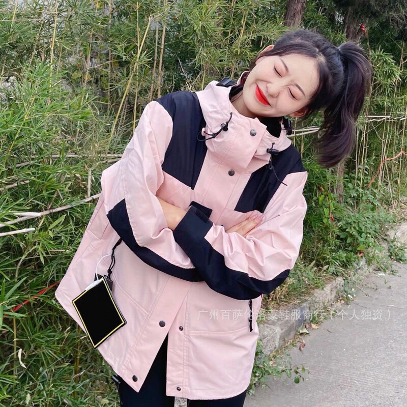 莆田1990冲锋衣美版TNF北家脸面外套男女款户外防风防水登山服|undefined