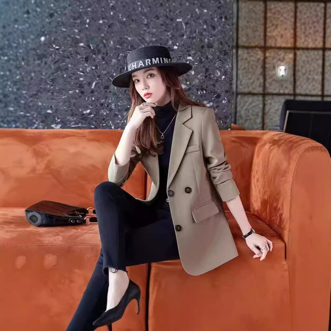 Suit Jacket 2025 Spring & Fall New High-End Suit Korean Style Fashionable Casual Loose Elegant Casual Jacket for Women