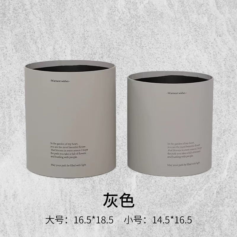 七夕新款鲜花抱抱桶磨砂肤感花束桶圆形马卡龙色网红鲜花包装资材|undefined