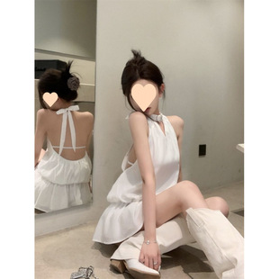 �U�Ւ첱С��ȹŮ�b2025�ļ��¿���¶��ϵ�����ü�ɫ�B�¶�ȹ��