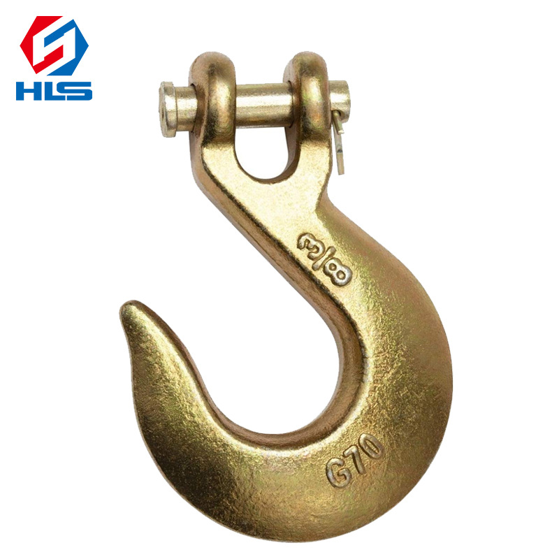 H331/A331羊角滑钩吊钩锻造钩链条钩无舌片电镀锌G70滑钩规格齐全