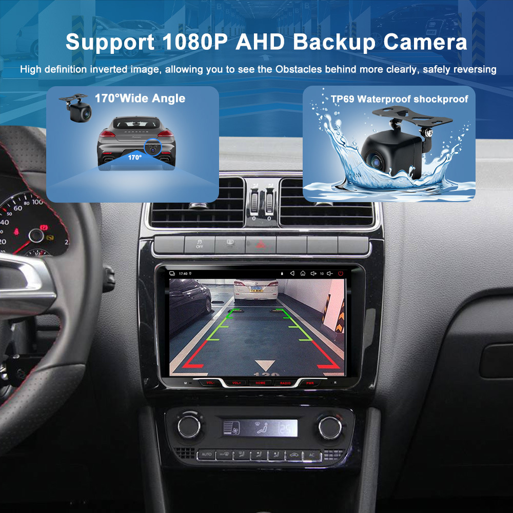 Cross-Border Applicable 9inch Volkswagen T5 Multivan 15-19 Carplay Navigation Reversing Image All-In-One Machine