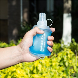Folding Soft Water Bottle Tpu Marathon Large Capacity Cycling Mountaineering Hiking Running Soft Water Bottle Ready for Portable