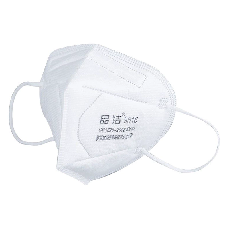 Маска KN95 одноразовая из нетканого материала, защита от капель, смога, для промышленной безопасности, складная