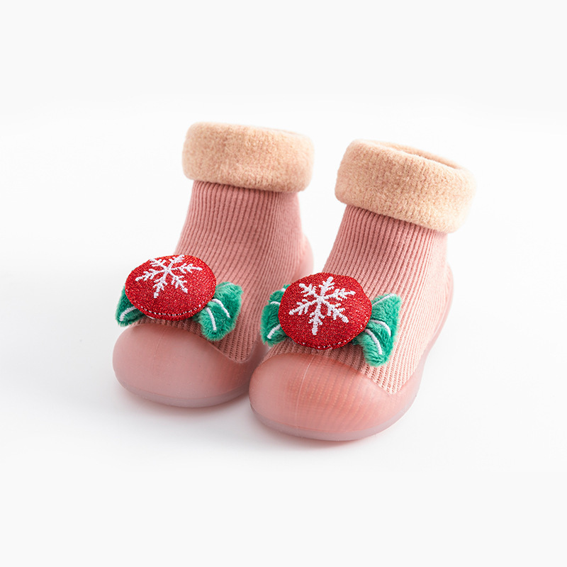 Navidad, Año Nuevo, invierno, calcetines para bebés, zapatos para bebés, zapatos para bebés image 8