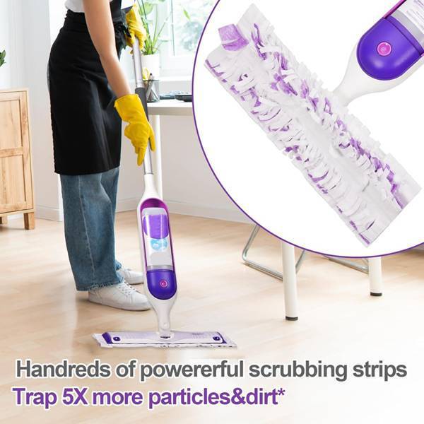 11 Pieces Color: as Shown in the Picture Material: Non-Woven Fabric Mop Replacement Pads - Heavy-Duty Wet Mop Pads, Suitable for