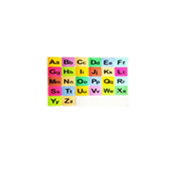 White card letter sticker