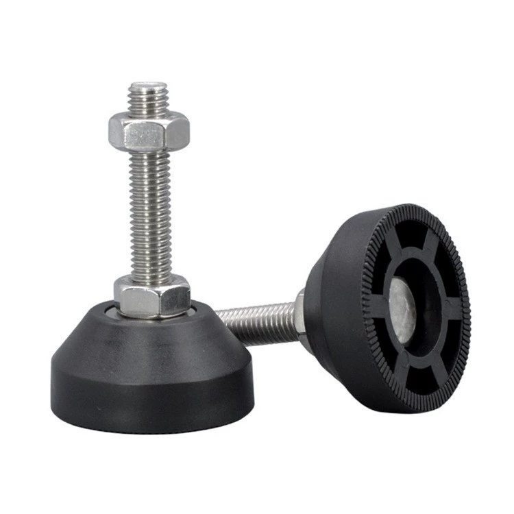 Усиленная нейлоновая сплошная ножная чашка алюминиевая ножная чашка регулируемая ножка Поддержка ножки Мебель регулировка ножки