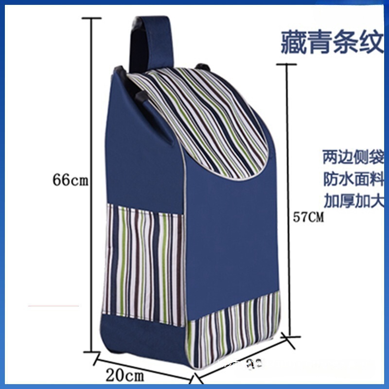 Shopping cart, grocery cart, large waterproof Oxford cloth bag, hand-pushed cart, trolley, small pull cart, thickened bag, wholesale Shopping cart, grocery cart, large waterproof Oxford cloth bag, hand-pushed cart, trolley, small pull cart, thickened bag, wholesale
