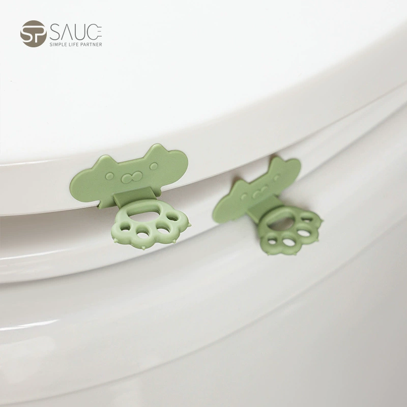 Новая открывалка для крышки унитаза, креативное сиденье для унитаза с изображением кошки, антигрязная ручка, открывалка для крышки унитаза в ванной комнате, артефакт