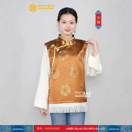 新中式国风上衣女夏2025新款假两件衬衣时尚立领藏装外套日常上装