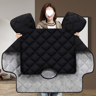 Electric car windshield winter fleece-lined thickened increase battery motorcycle waterproof warm cover winter tram windproof