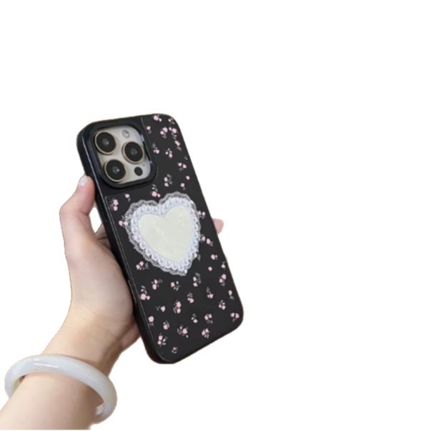 碎花珍珠适用Phone16ProMax苹果15Pro网红可爱13防摔phone14pro|undefined